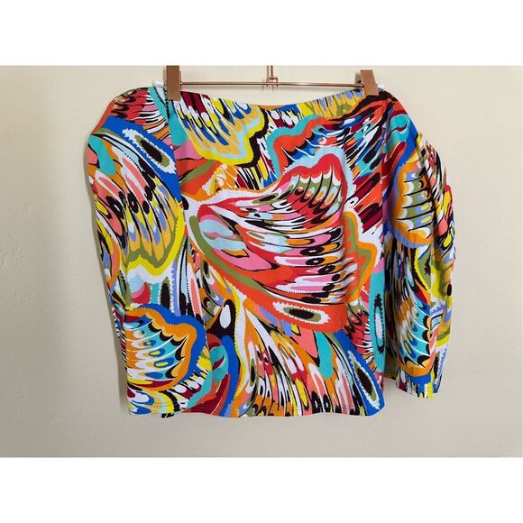 Bleu Rod Beattie Break The Mold Colorful Swim Skirt With Sewn in Brief Size 22 - Picture 4 of 5